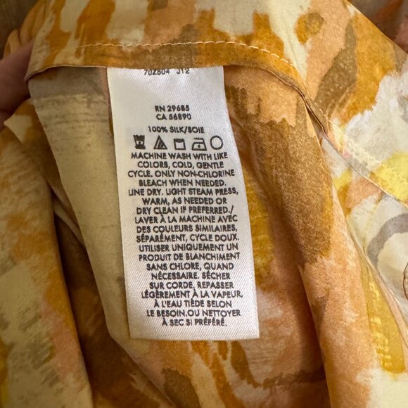 Pendleton Endless Summer 100% Silk Shift Dress - Picture 3 of 6